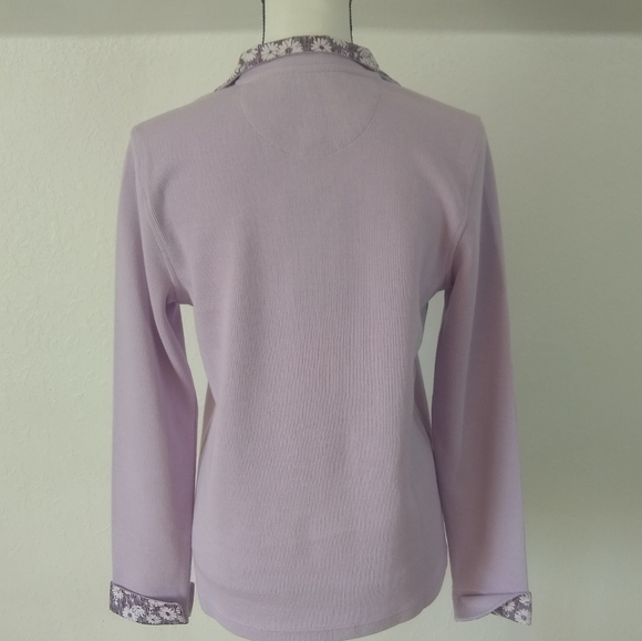 SALE 🛍️ 🆕 ORVIS Women's Sandy Point Pullover 1/4 Zip Sweatshirt Floral - Picture 2 of 11